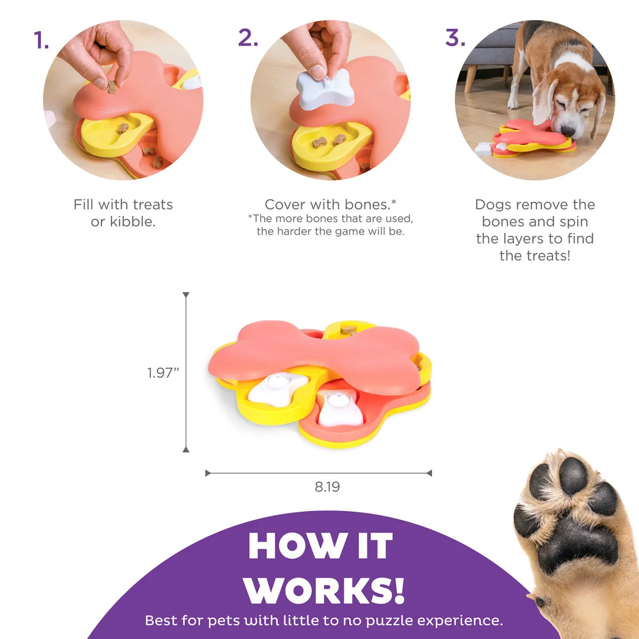 Outward Hound Nina Ottosson Mini Dog Tornado Puzzle