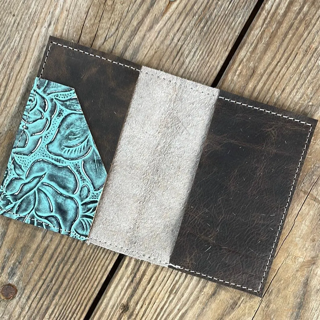 Passport Cover - Leopard w/ Geode Roses