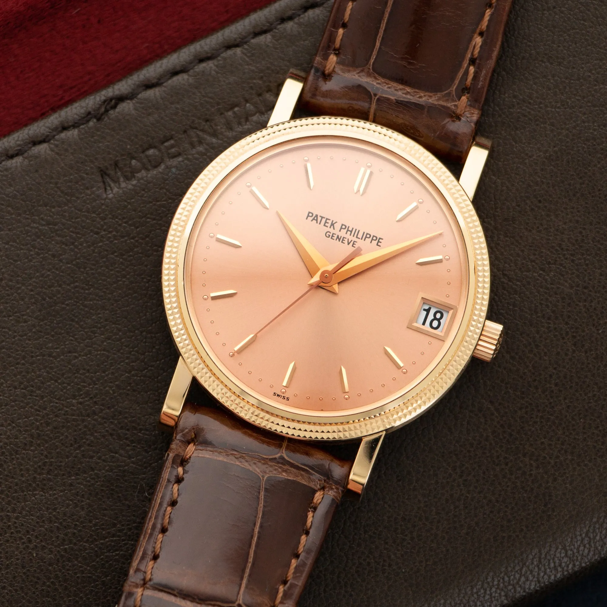 Patek Philippe Rose Gold Calatrava Watch Ref. 3802