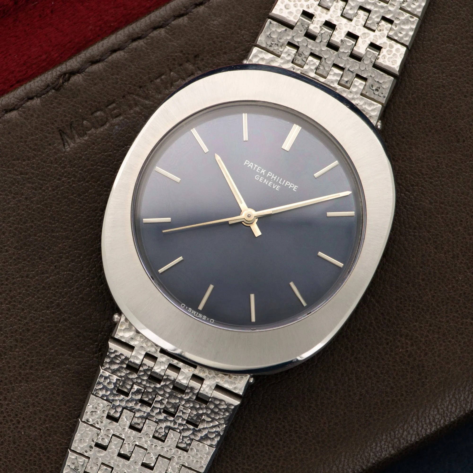 Patek Philippe Stainless Steel Automatic Bracelet Watch Ref. 3580