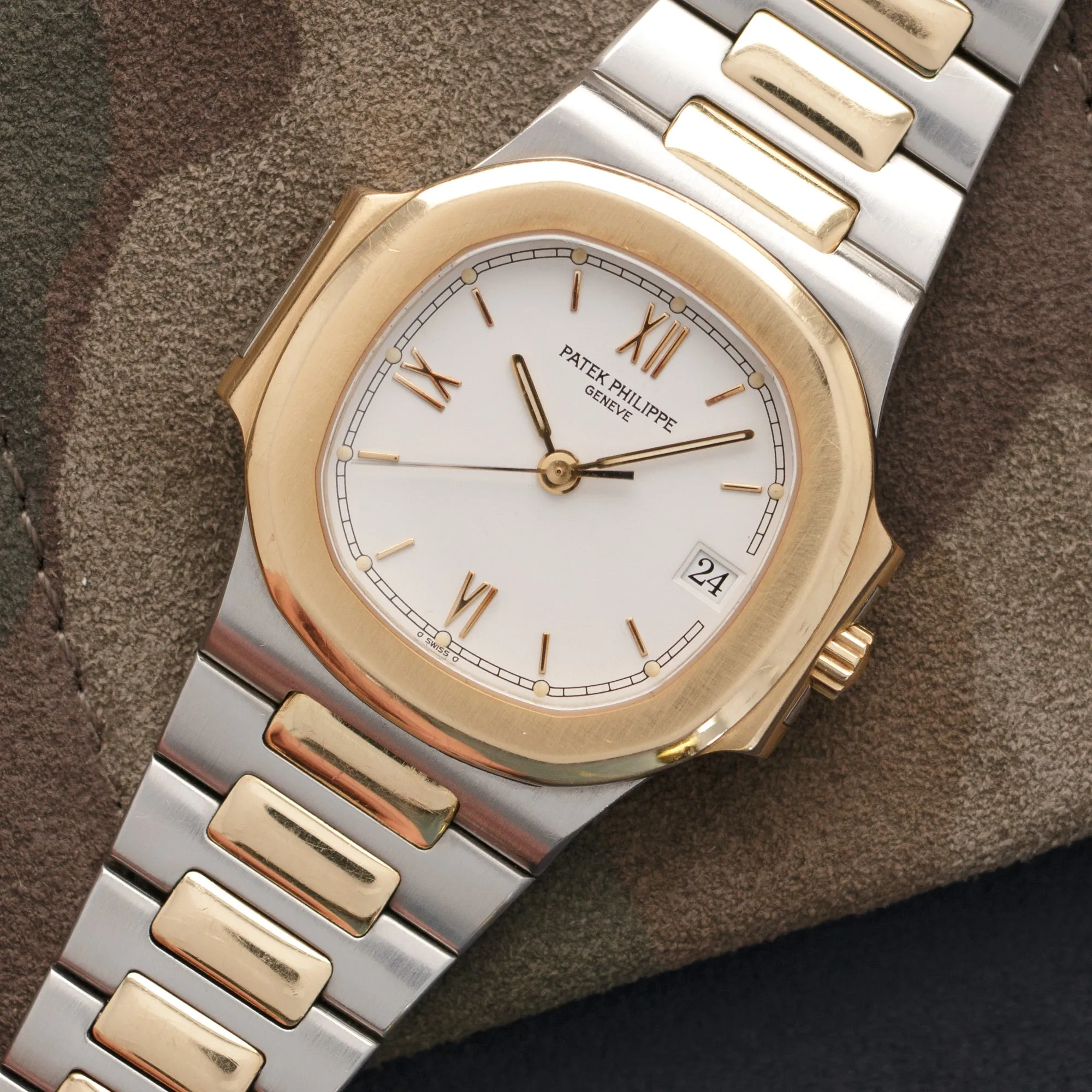 Patek Philippe Two-Tone Nautilus Automatic Watch Ref. 3800