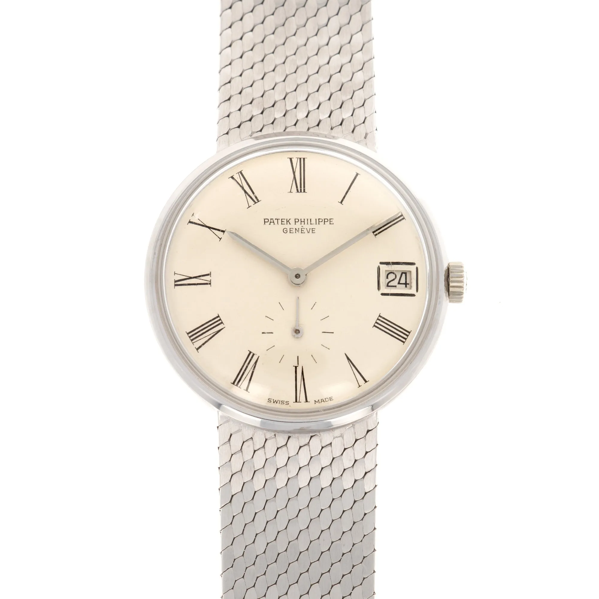 Patek Philippe White Gold Automatic Calatrava Ref. 3514