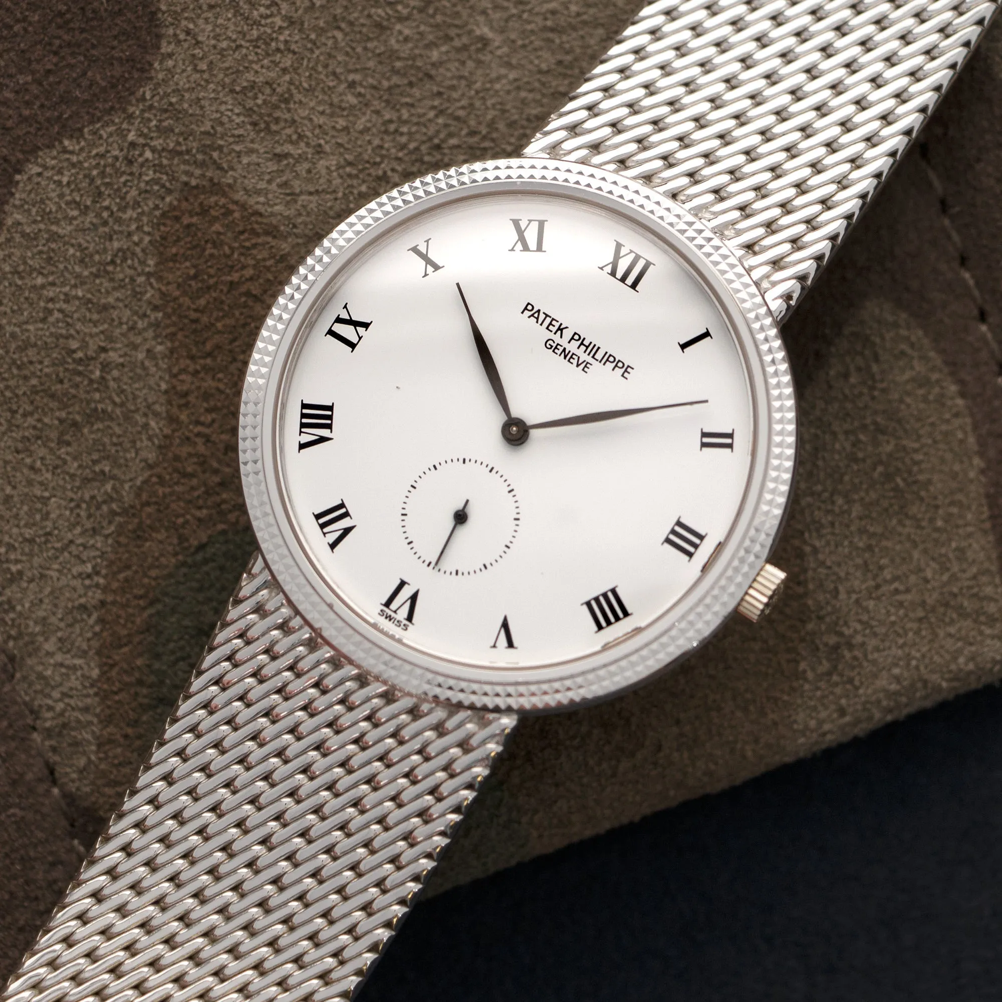 Patek Philippe White Gold Calatrava Watch Ref. 3919