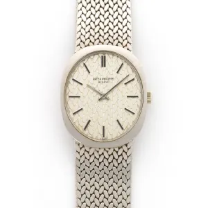 Patek Philippe White Gold Ellipse Watch Ref. 3584