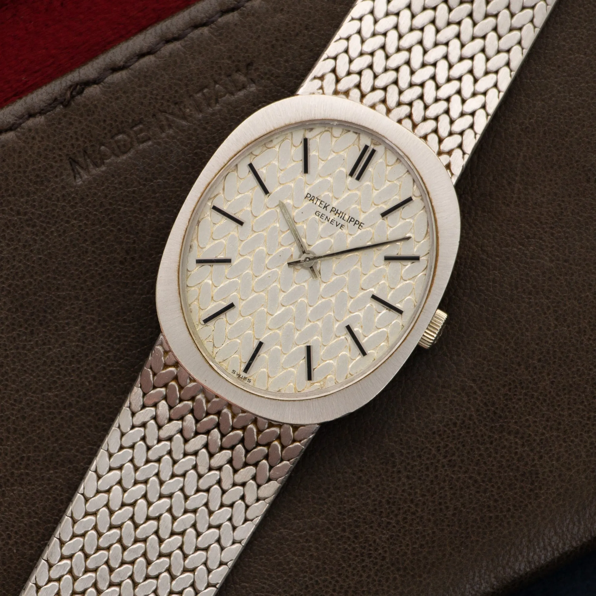 Patek Philippe White Gold Ellipse Watch Ref. 3584