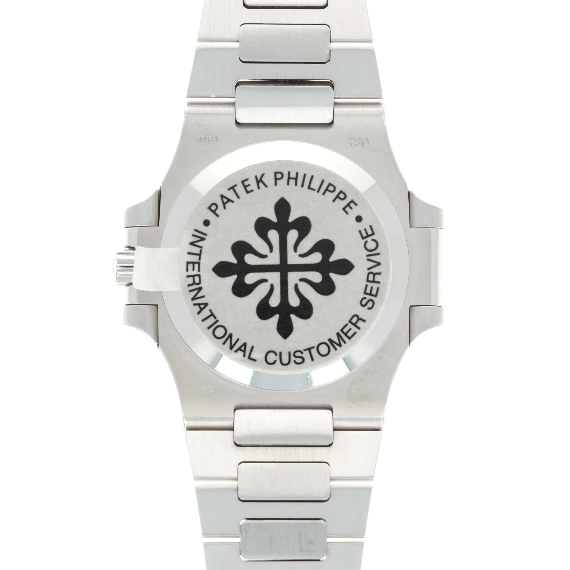 Patek Philippe White Gold Nautilus Baguette Diamond Watch Ref. 3800