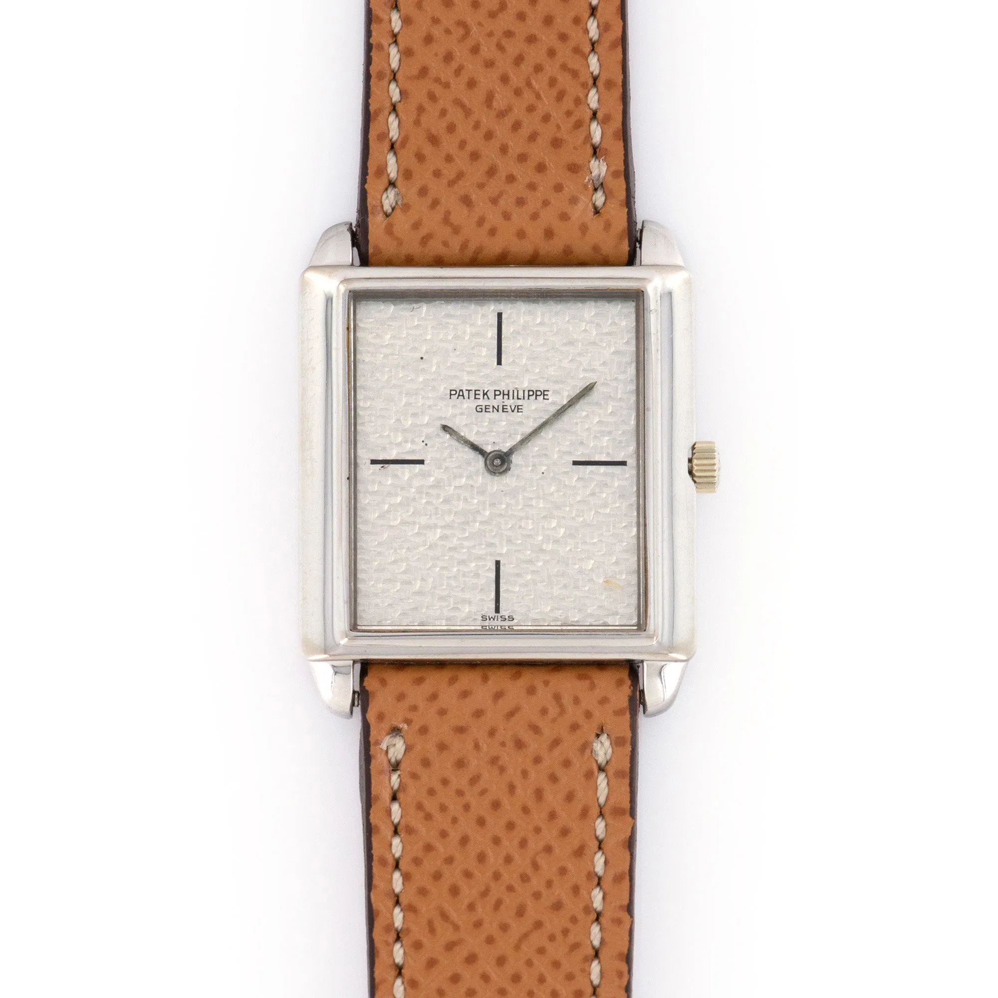 Patek Philippe White Gold Strap Watch, Ref. 3671