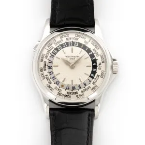 Patek Philippe White Gold Travel Time Watch Ref. 5110 with Original Box and Papers