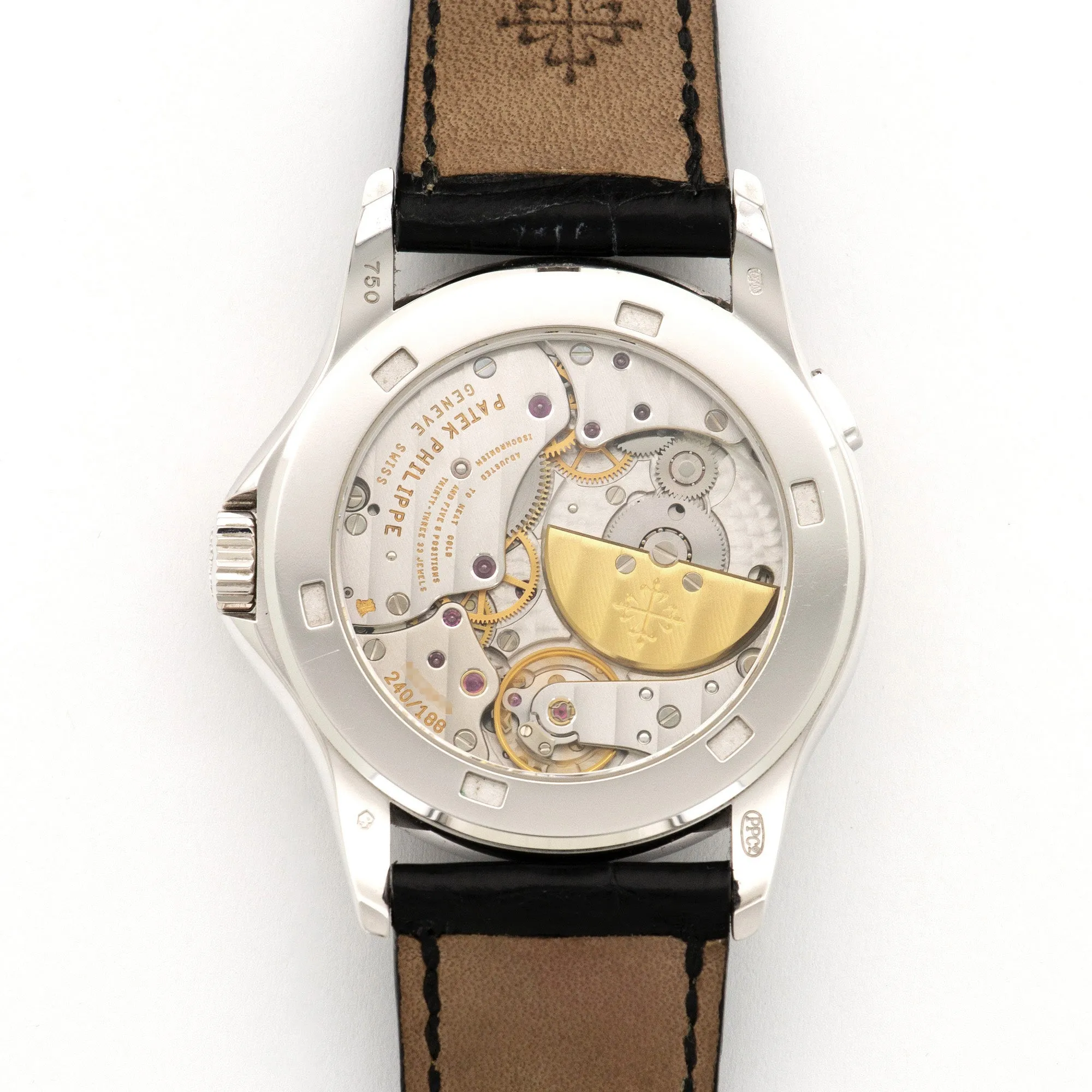 Patek Philippe White Gold Travel Time Watch Ref. 5110 with Original Box and Papers