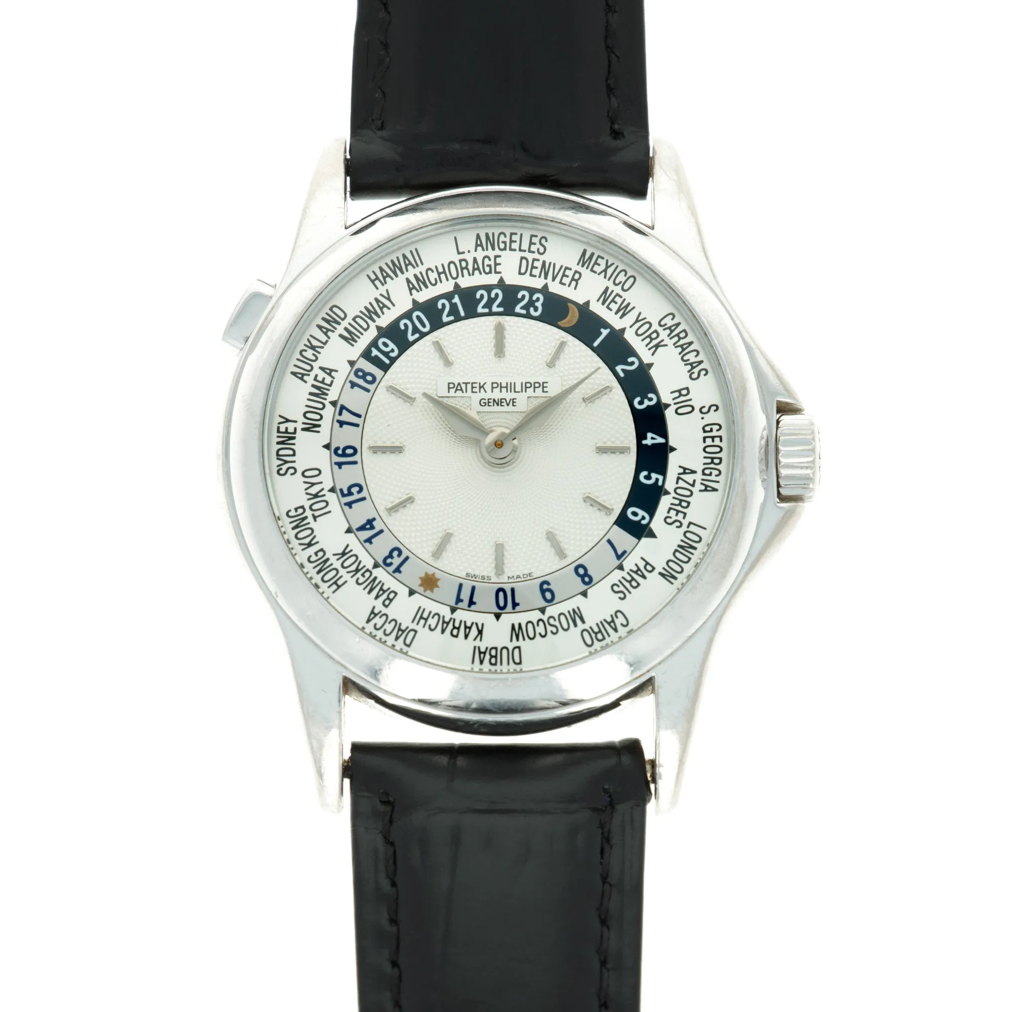 Patek Philippe White Gold World Time Watch Ref. 5110