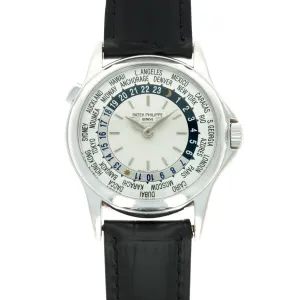 Patek Philippe White Gold World Time Watch Ref. 5110
