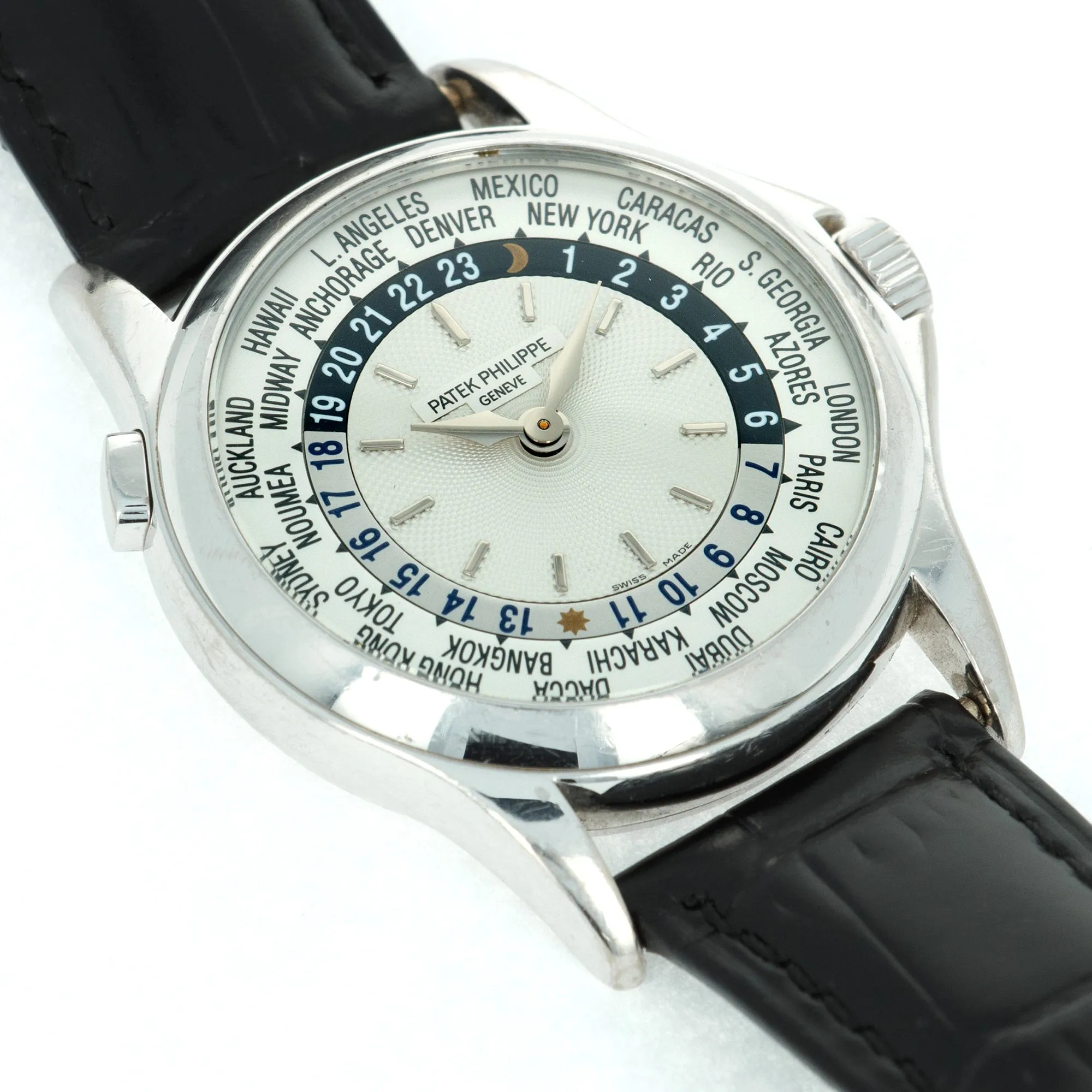 Patek Philippe White Gold World Time Watch Ref. 5110