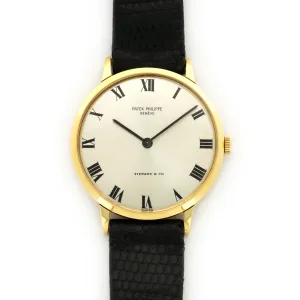 Patek Philippe Yellow Gold Calatrava Tiffany & Co Watch Ref. 3468