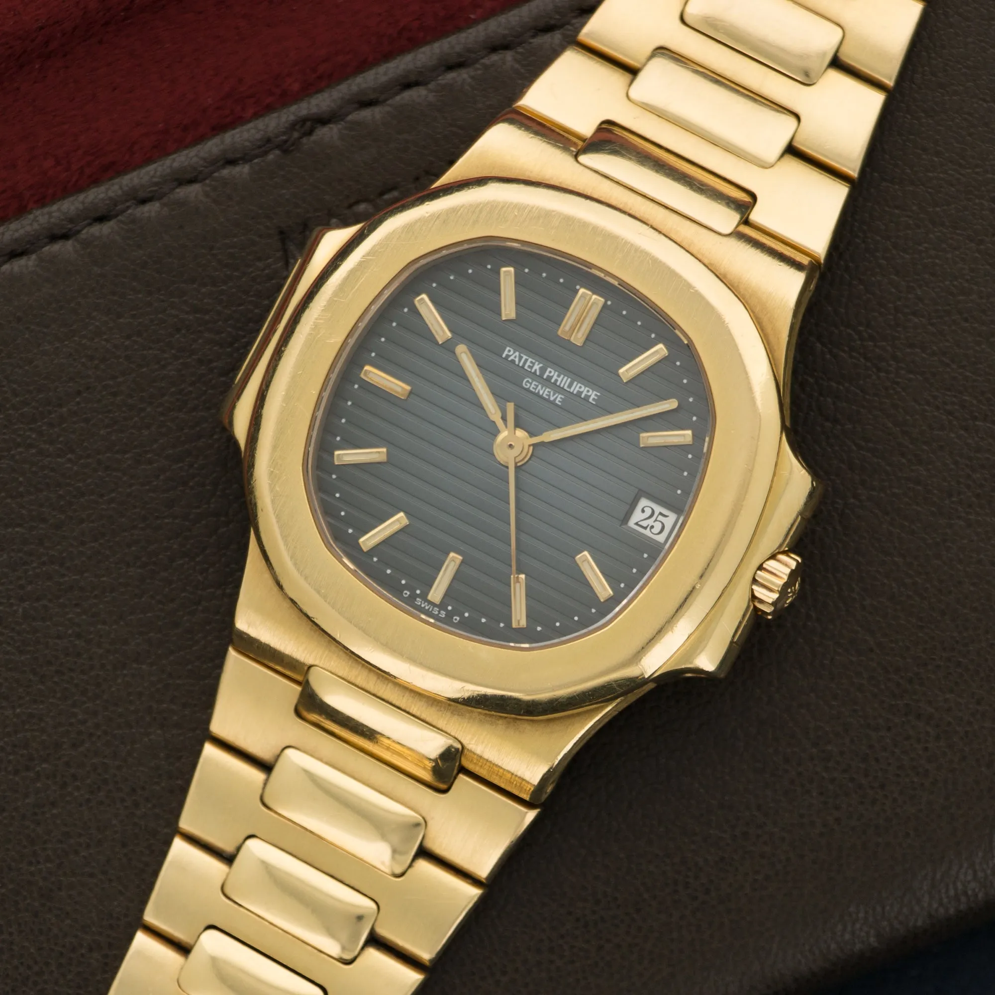 Patek Philippe Yellow Gold Nautilus Watch Ref. 3800