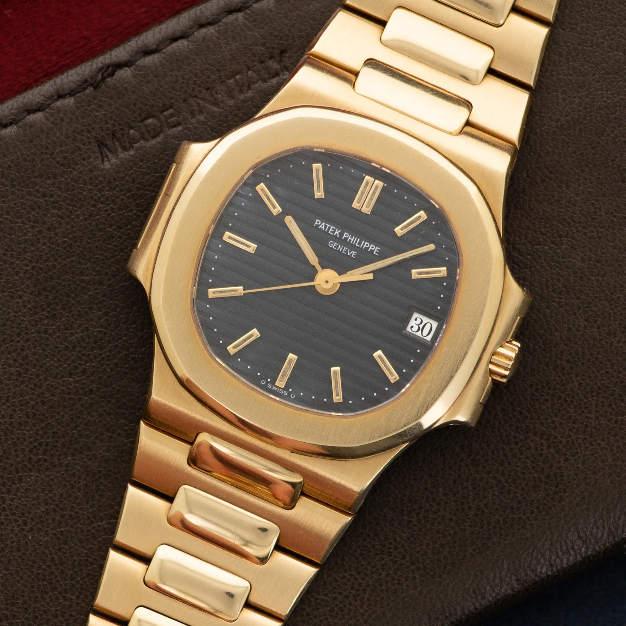 Patek Philippe Yellow Gold Nautilus Watch Ref. 3800