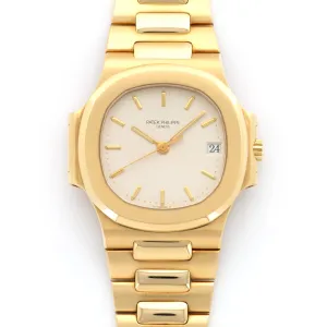 Patek Philippe Yellow Gold Nautilus Watch Ref. 3800