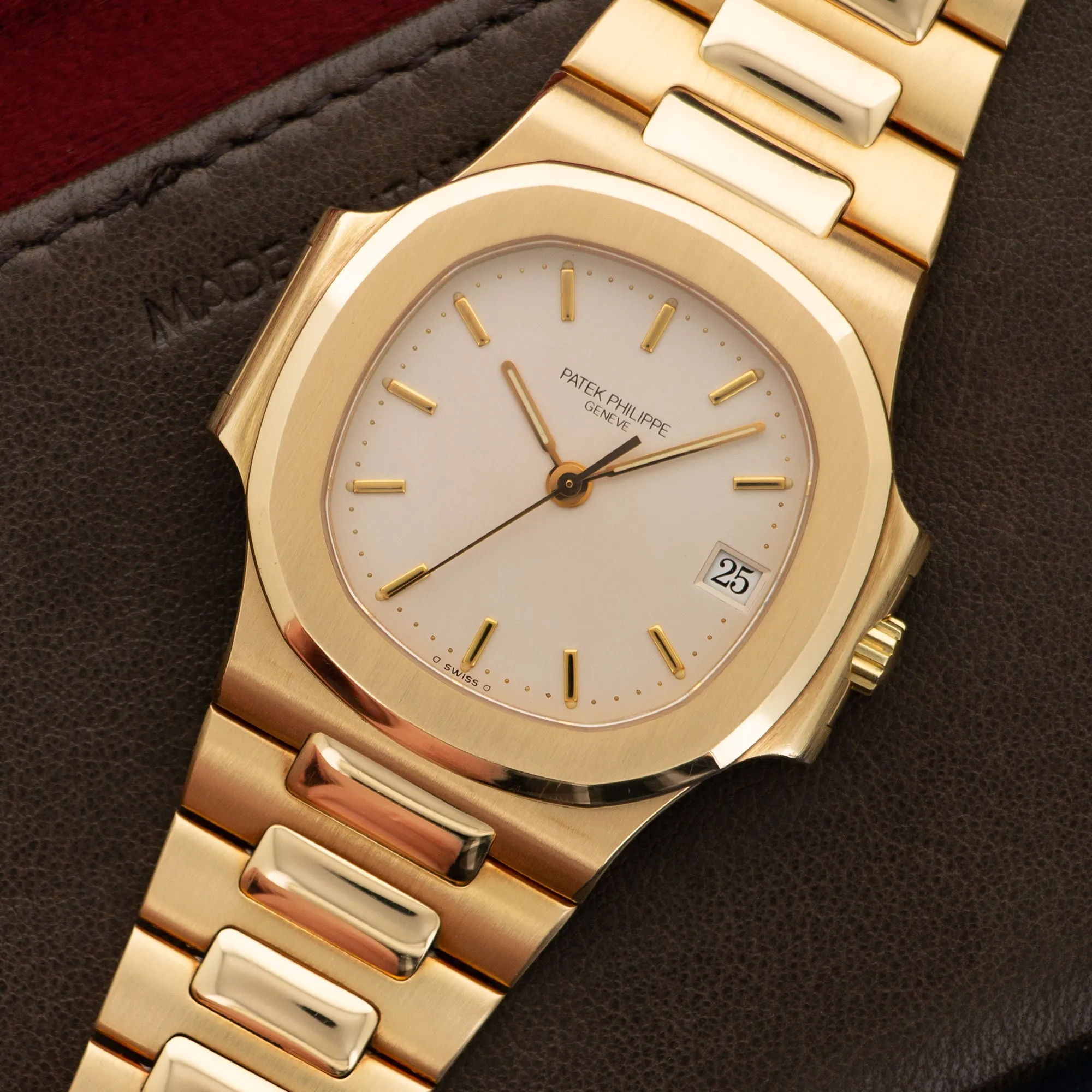 Patek Philippe Yellow Gold Nautilus Watch Ref. 3800