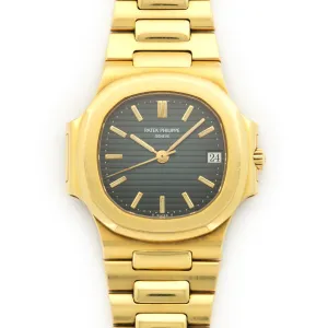 Patek Philippe Yellow Gold Nautilus Watch Ref. 3800