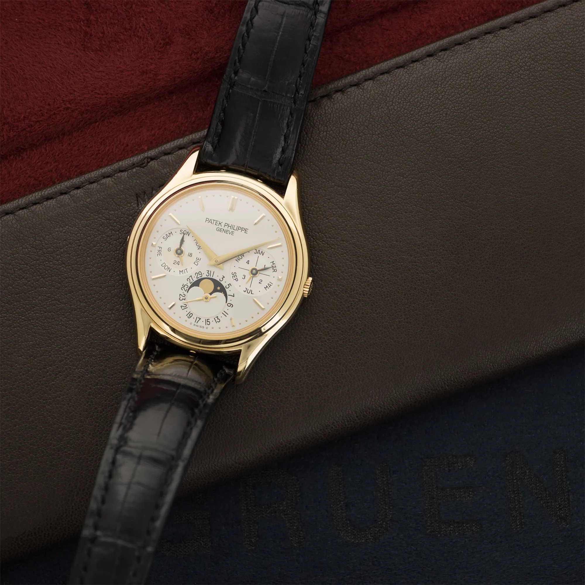 Patek Philippe Yellow Gold Perpetual Calendar Watch Ref. 3940J