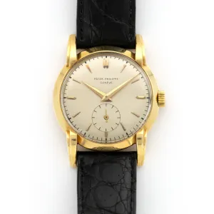 Patek Philippe Yellow Gold Unusual Lugs Watch Ref. 2429