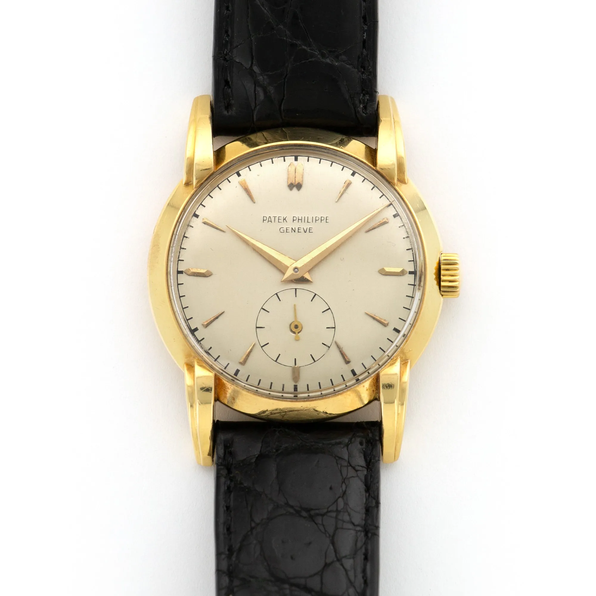 Patek Philippe Yellow Gold Unusual Lugs Watch Ref. 2429