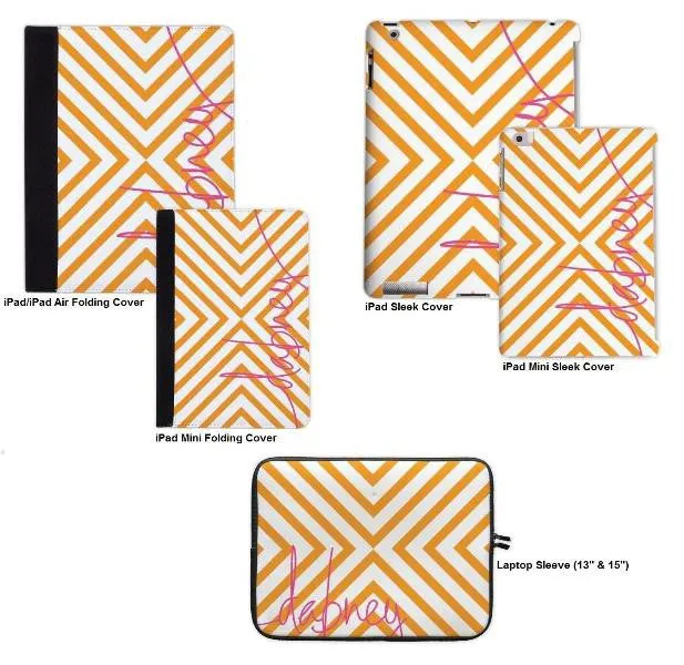 Personalized iPad & Laptop Cases, Ollie Pattern