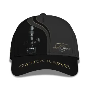 Photographer Cap Personalized Name 3D Baseball
