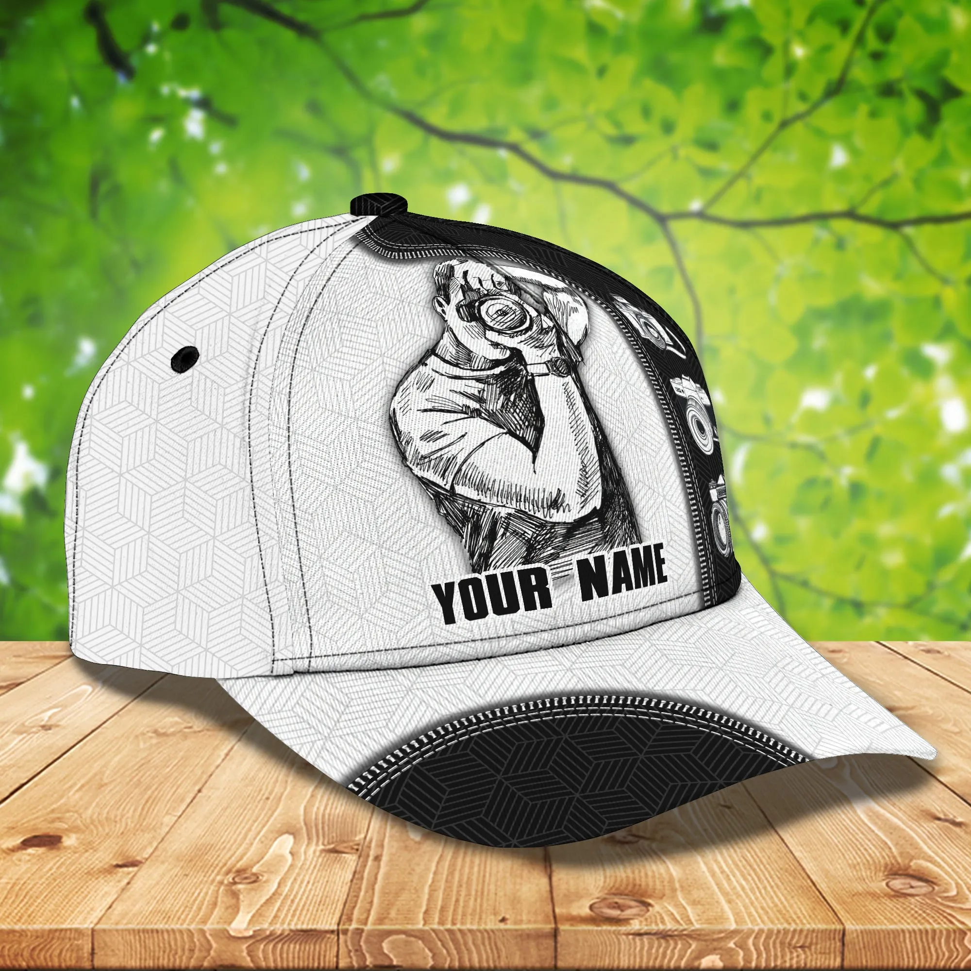 Photographer - Personalized Name Cap - 97