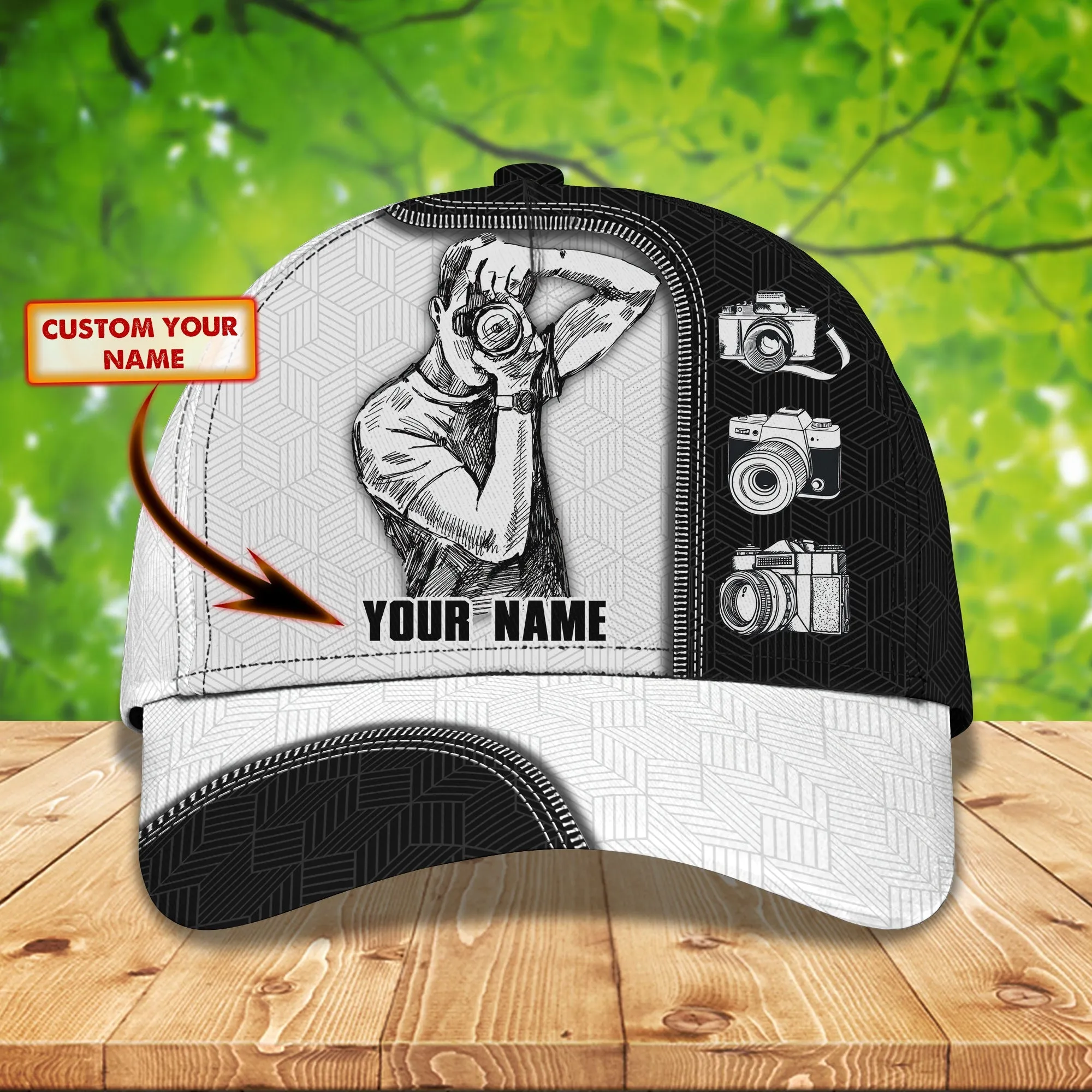 Photographer - Personalized Name Cap - 97