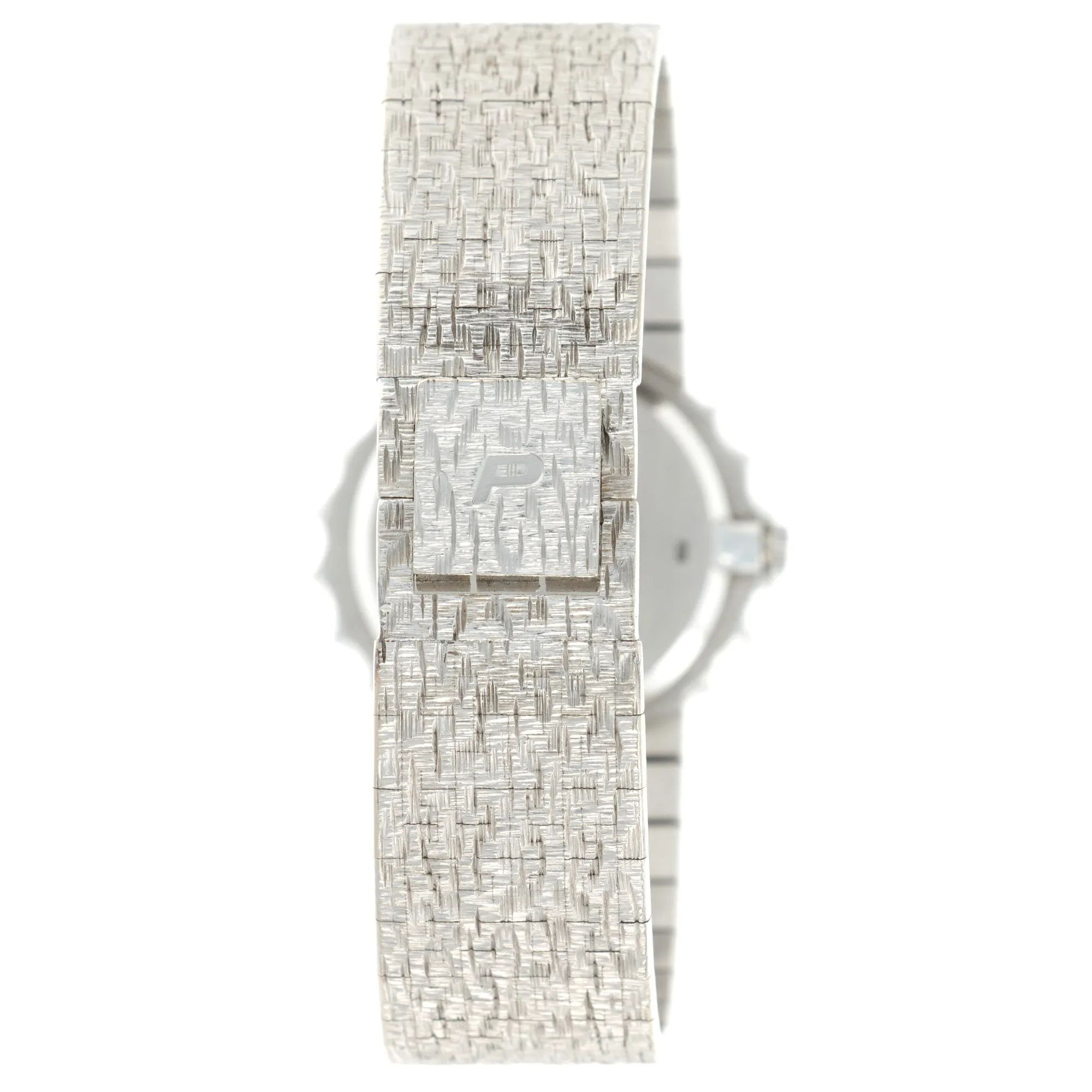 Piaget White Gold Diamond Onyx Watch, 1970s