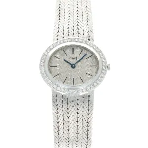 Piaget White Gold Diamond Watch, 1960s