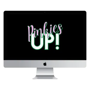 Pinkies Up! Desktop Wallpaper