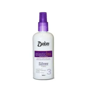Plastic Liss Silver Collagen Spray Thermo Activated Hair Repair Treatment 200ml - Detra Hair
