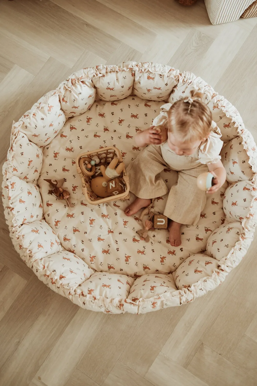 Play&Go Bloom Rabbit organic babymat (Min of 1, multiples of 1)