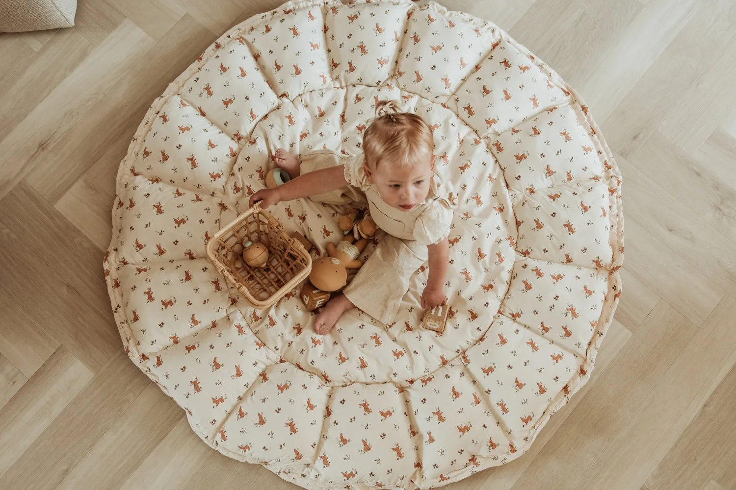 Play&Go Bloom Rabbit organic babymat (Min of 1, multiples of 1)
