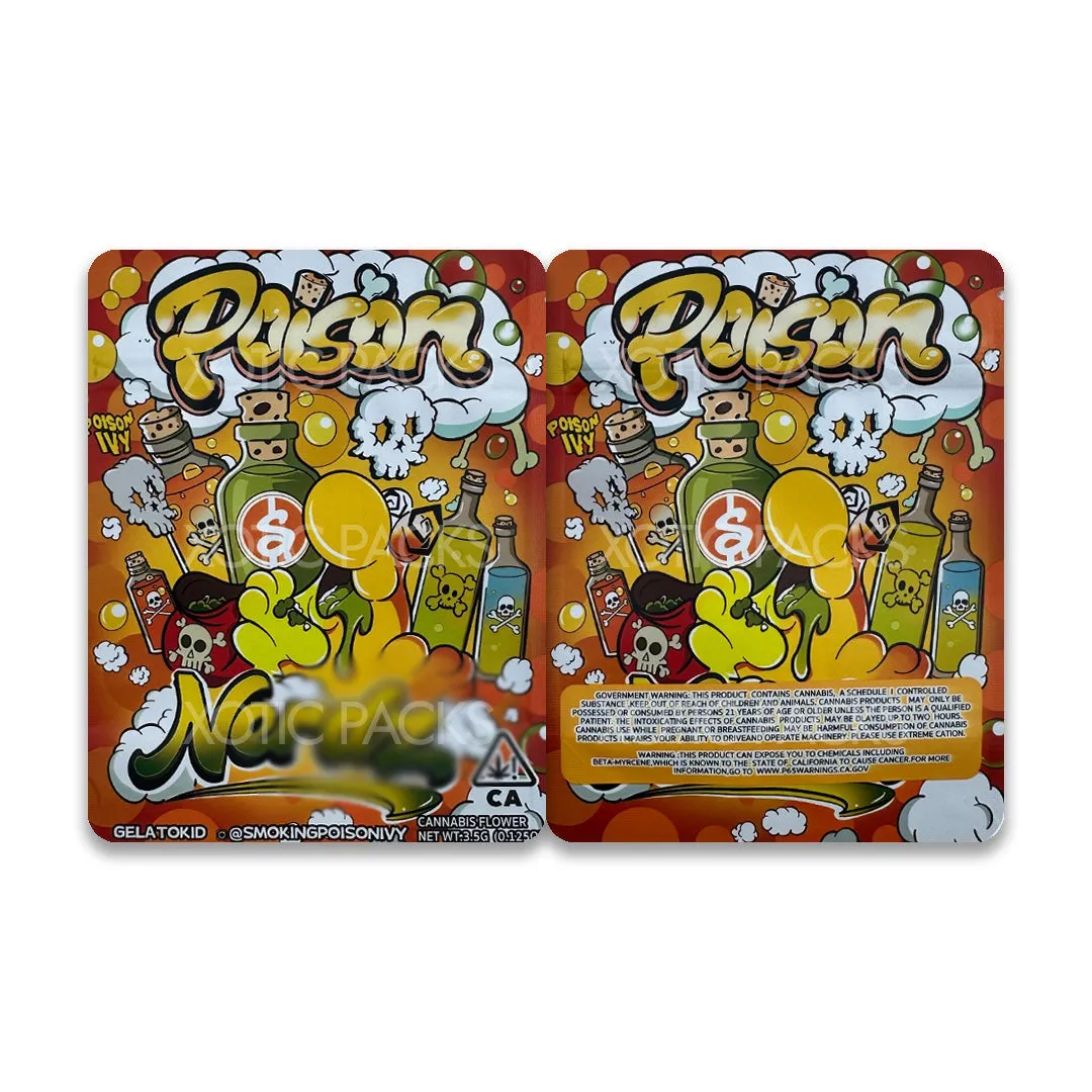 Poison Mylar Bag 3.5 Grams