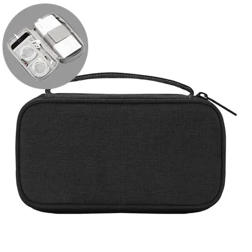 Portable Digital Storage Bags Organizer USB Gear Cables Wires Charger Power Battery Zipper Phone Bag Case Accessories Item