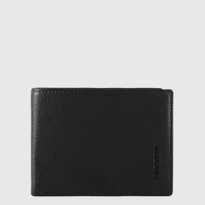 Portafoglio da Uomo Piquadro in Pelle con Portamonete Modus Special Nero