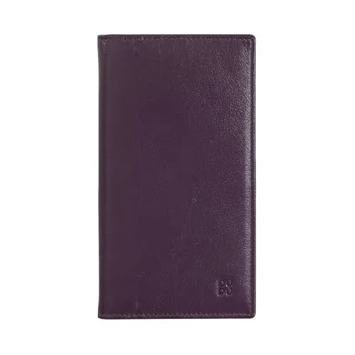 Portafoglio Donna Dudugabs in Pelle Deep Purple Grande Anti RFID