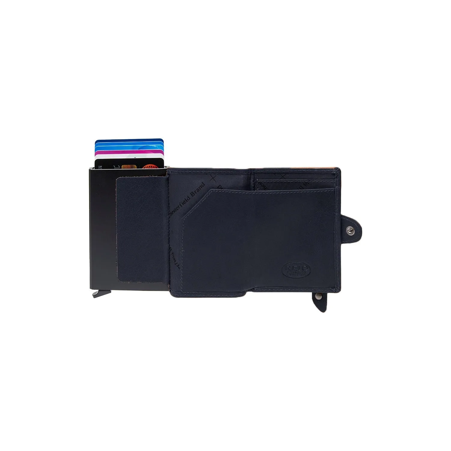 Porte-cartes en cuir - The Chesterfield Brand Baldwin marine