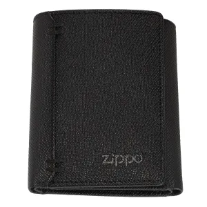 Portefeuille Zippo Saffiano à trois volets