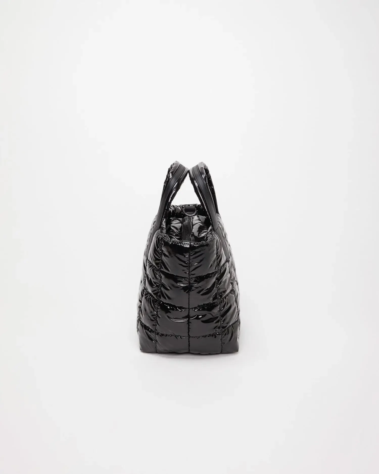 Porter Tote Small in Black Vinyl