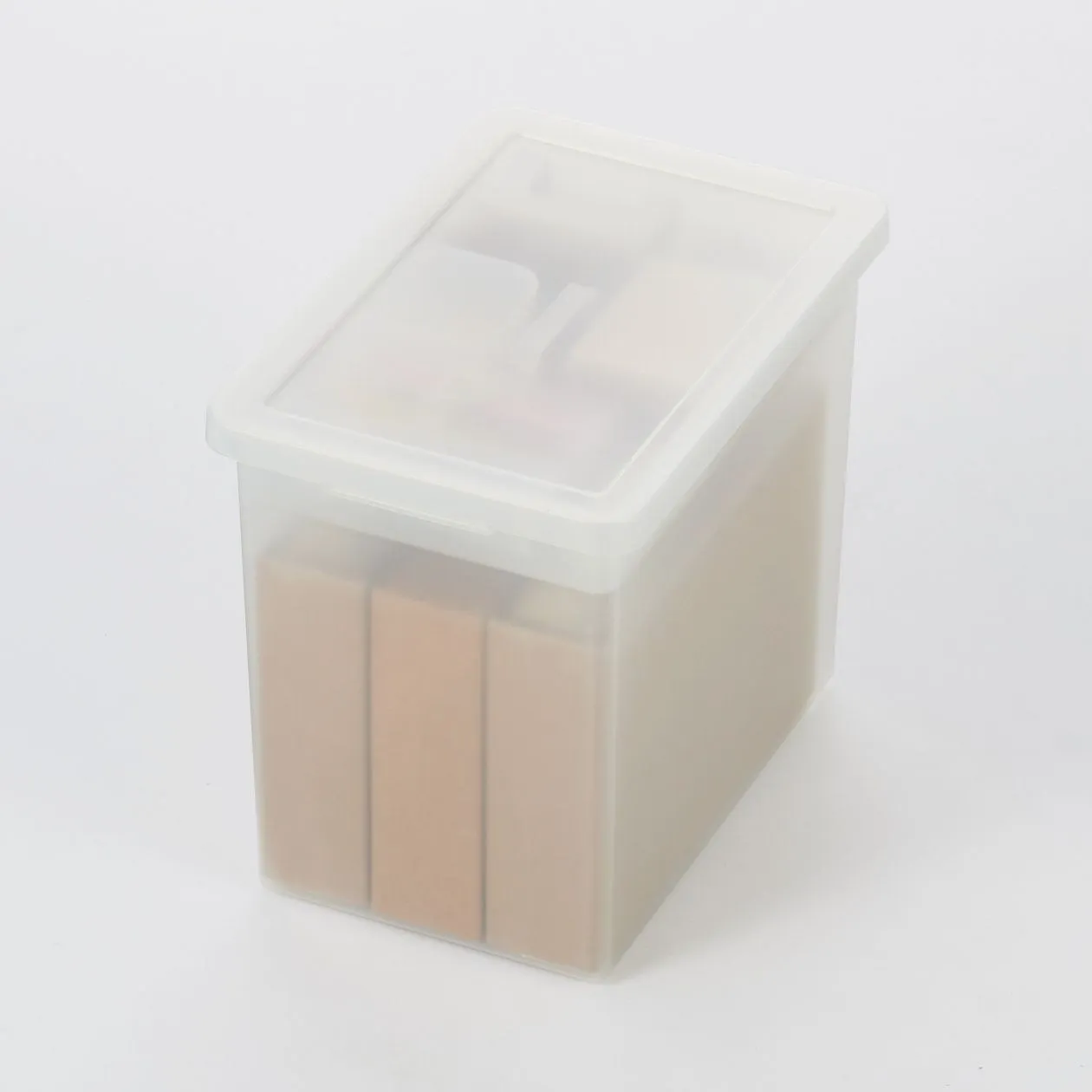 PP Storage Box Lid, W37.5 X D25.5 X H2.5Cm