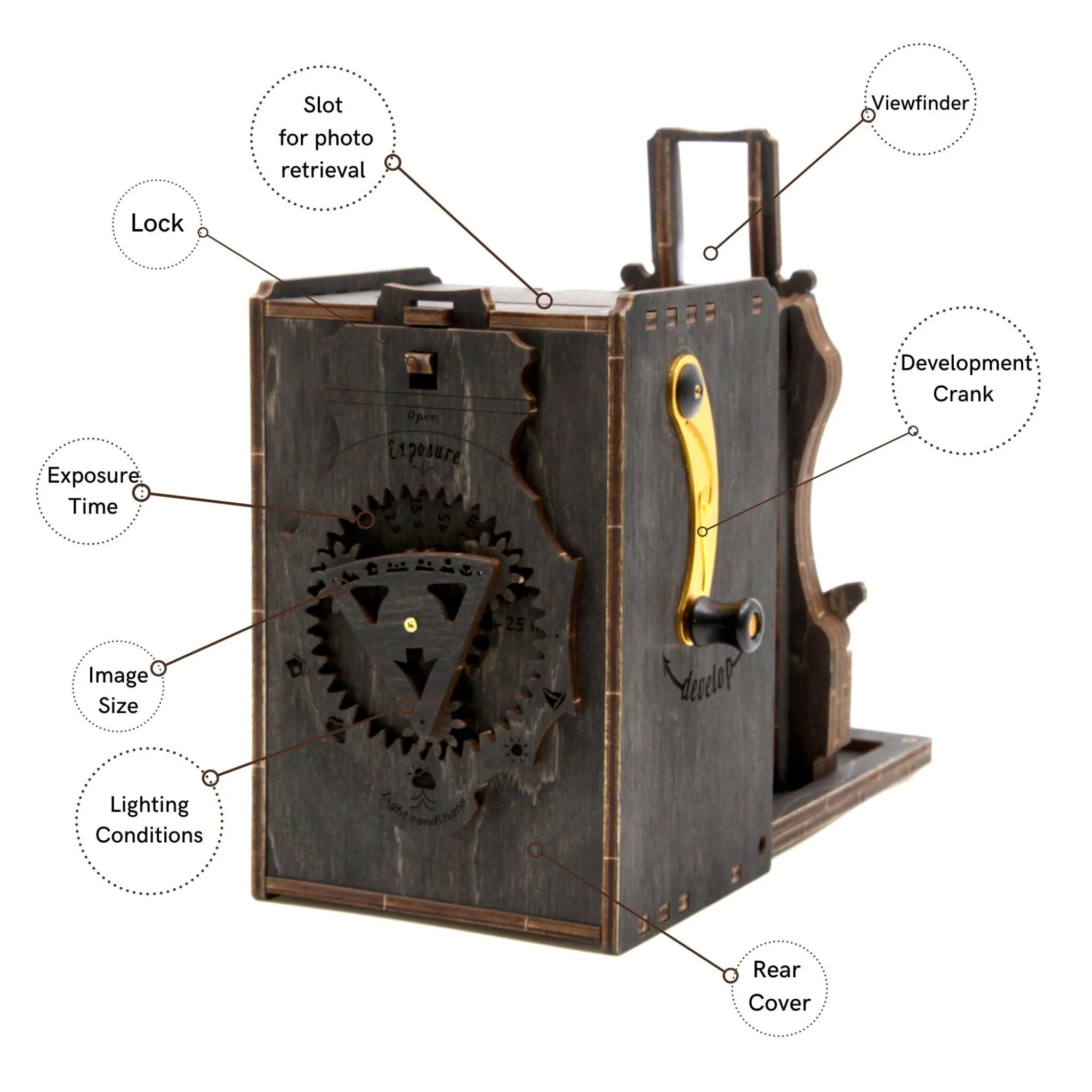 Pre-assembled Pinhole Instant Mini Film Camera