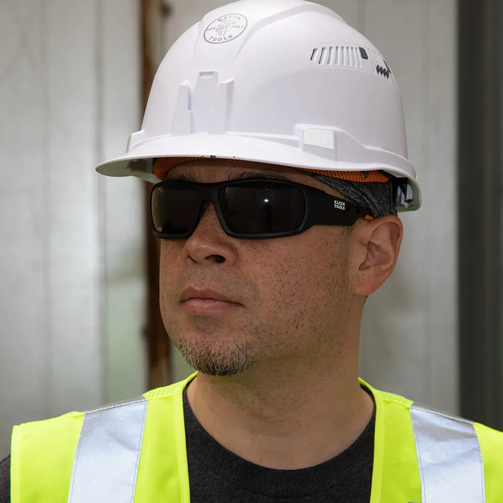 Professional Safety Glasses, Full Frame, Gray Lens