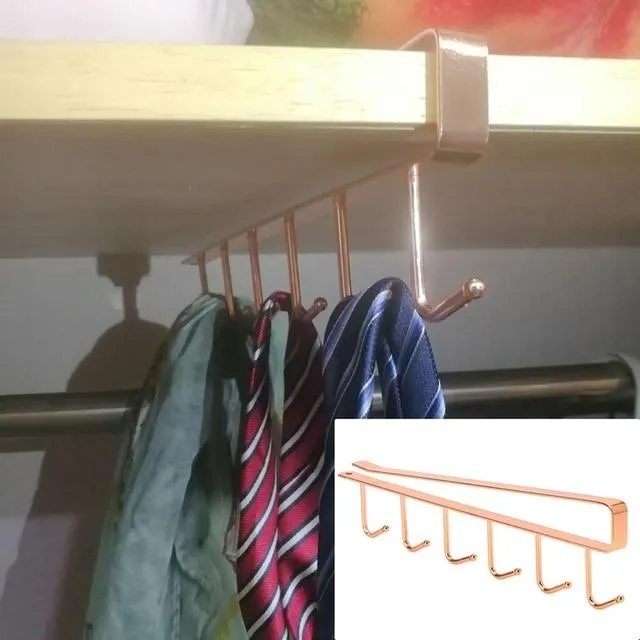Punch-Free Multifunctional Storage Shelf Hanger