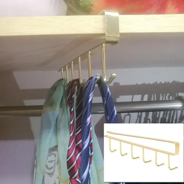 Punch-Free Multifunctional Storage Shelf Hanger