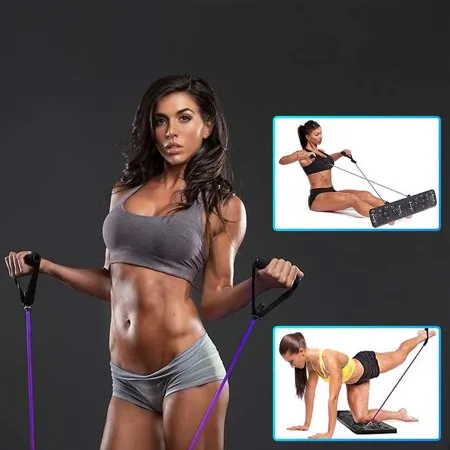 Push Up Board System with Pull Rope,13 in 1 Body Building Exercise Tools Workout Push-up Stands, Multi-Function Portable Bracket Board Push Up Training System, Retails $80 