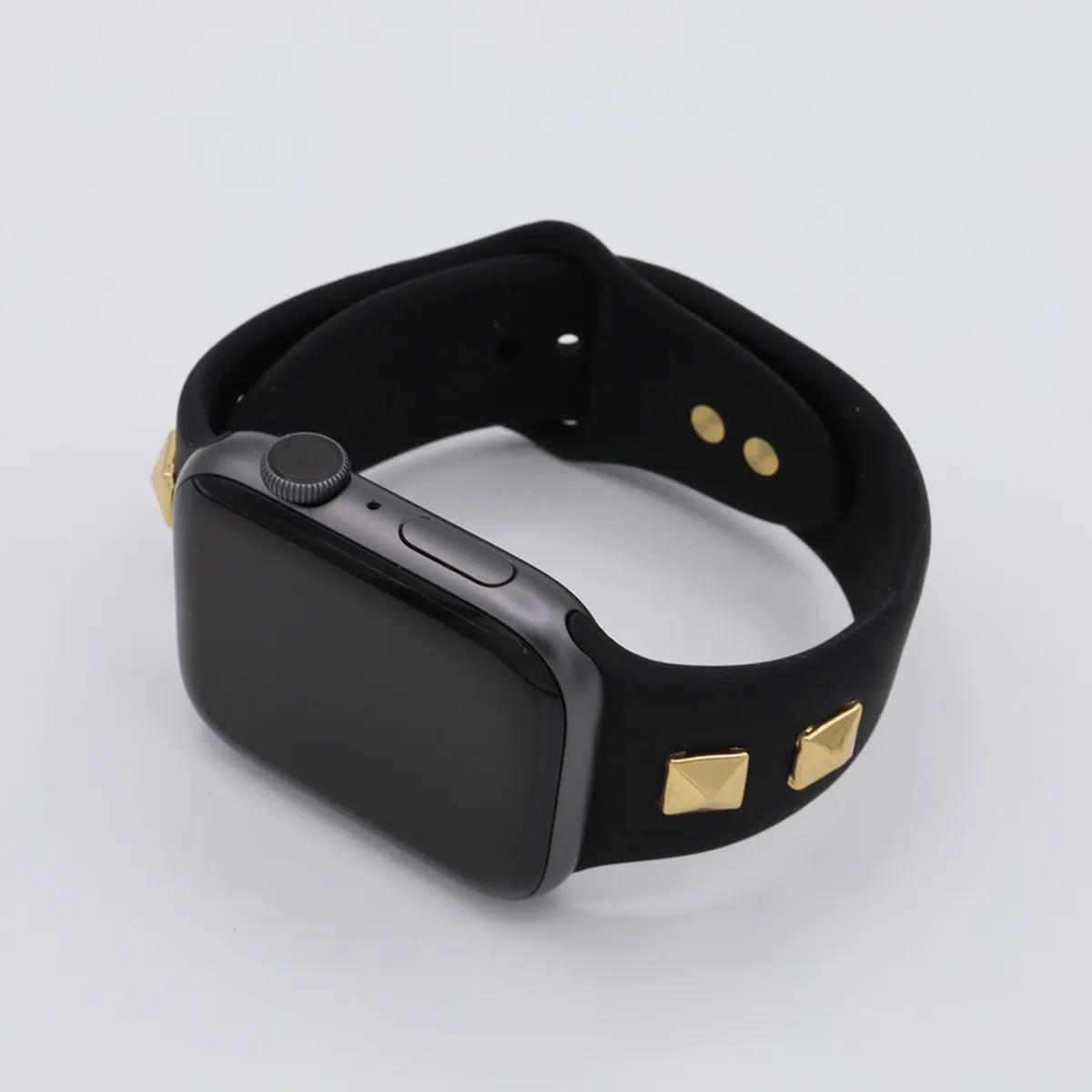 Pyramid Stud Silicone Apple Watch Band