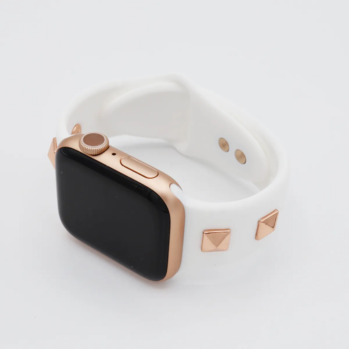 Pyramid Stud Silicone Apple Watch Band